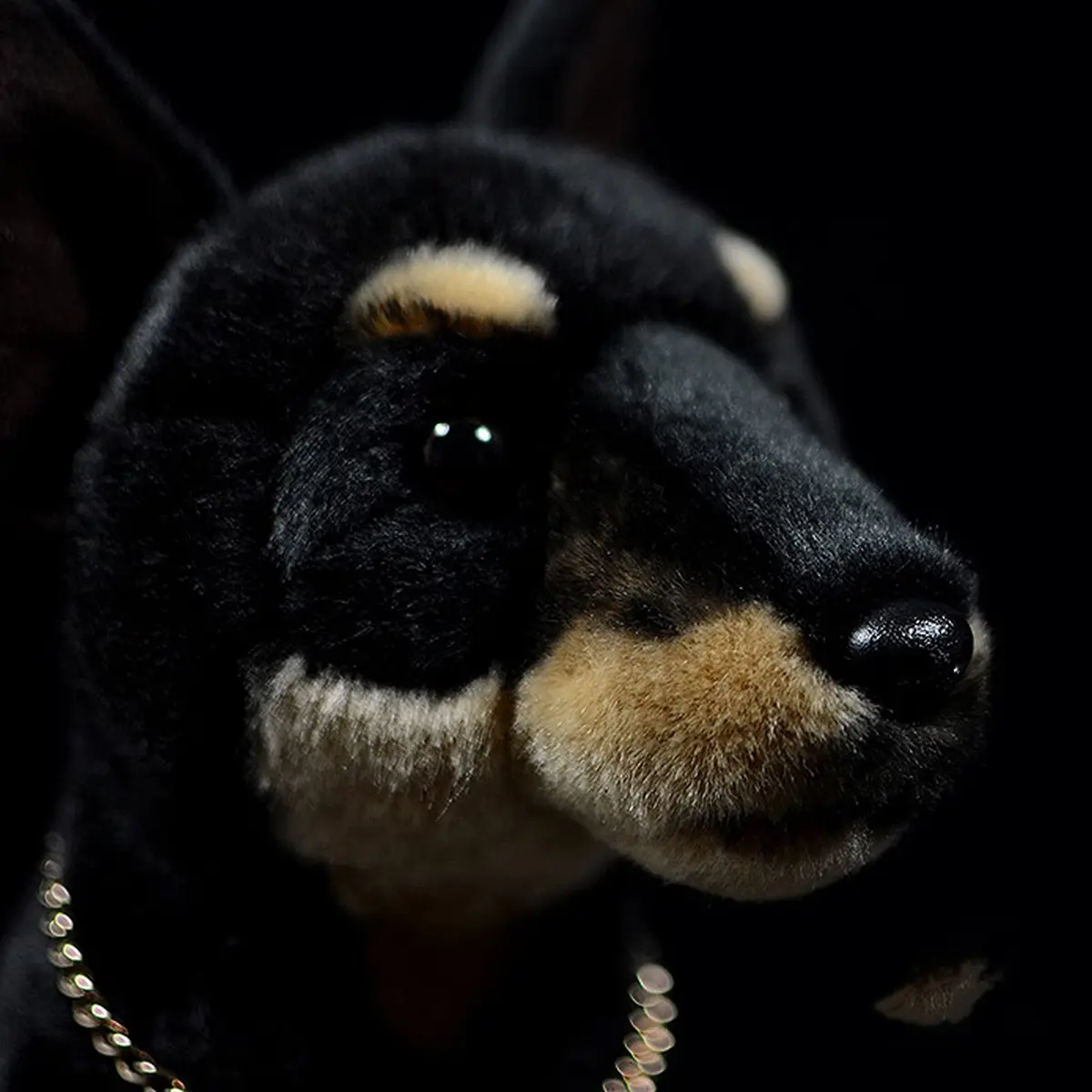 ZHONGXIN MADE Simulation Doberman Plush Toy 30cm (12 inch) | Safe & Durable for Kids - view 4