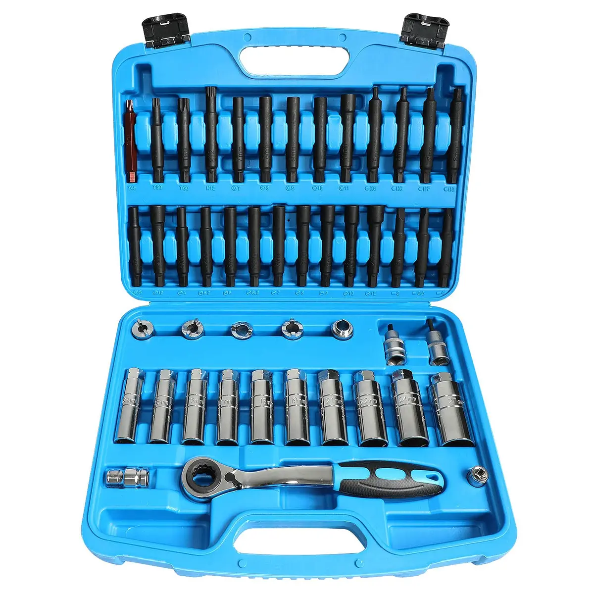 DPTOOL Shock Absorber Strut Nut Removal Kit 47pc | Automotive Fastener Drive Bits for Suspension - main product image