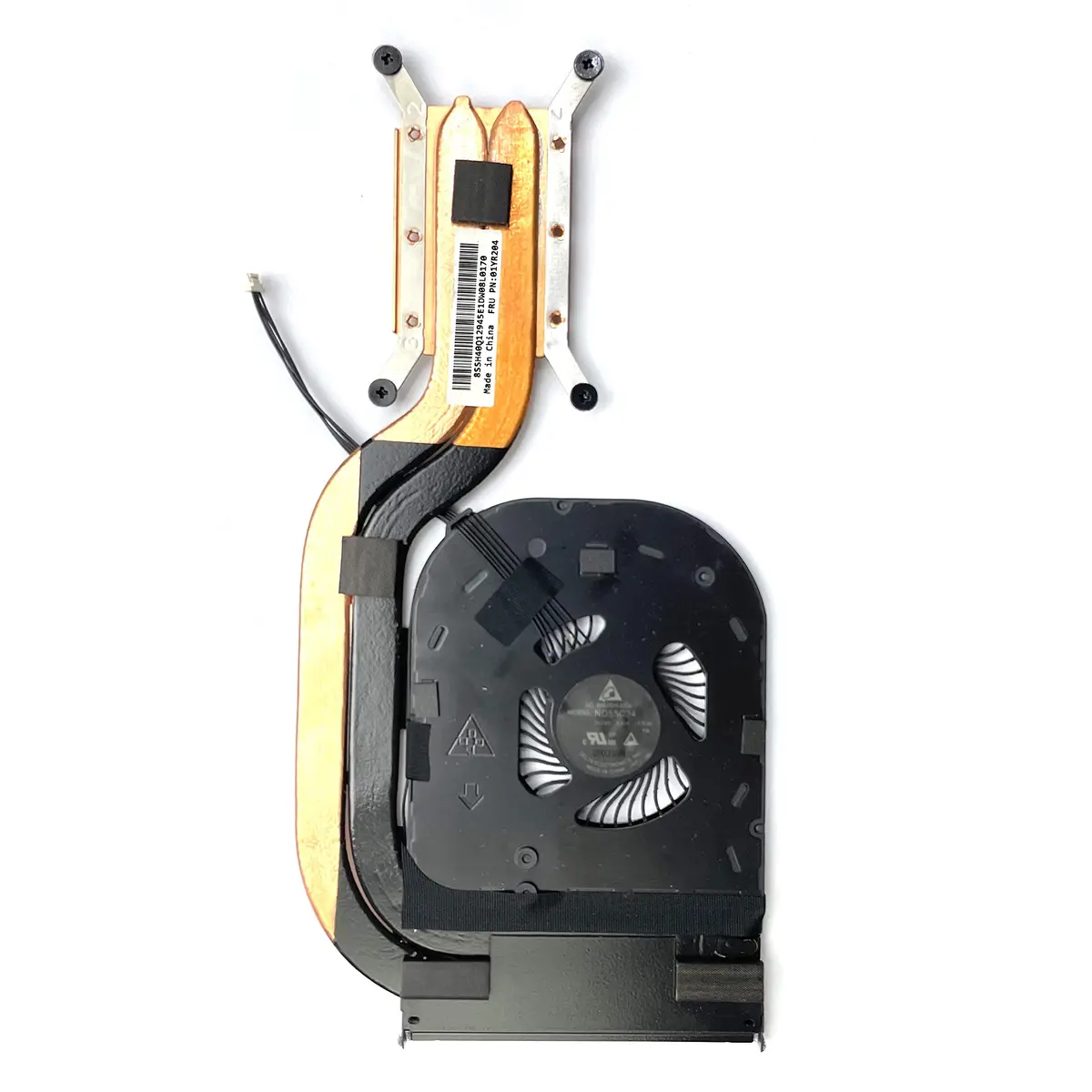 BestParts CPU Cooling Fan with Heatsink for Lenovo ThinkPad X1 Carbon 6Th | 5V Aluminum Active Cooling - main product image