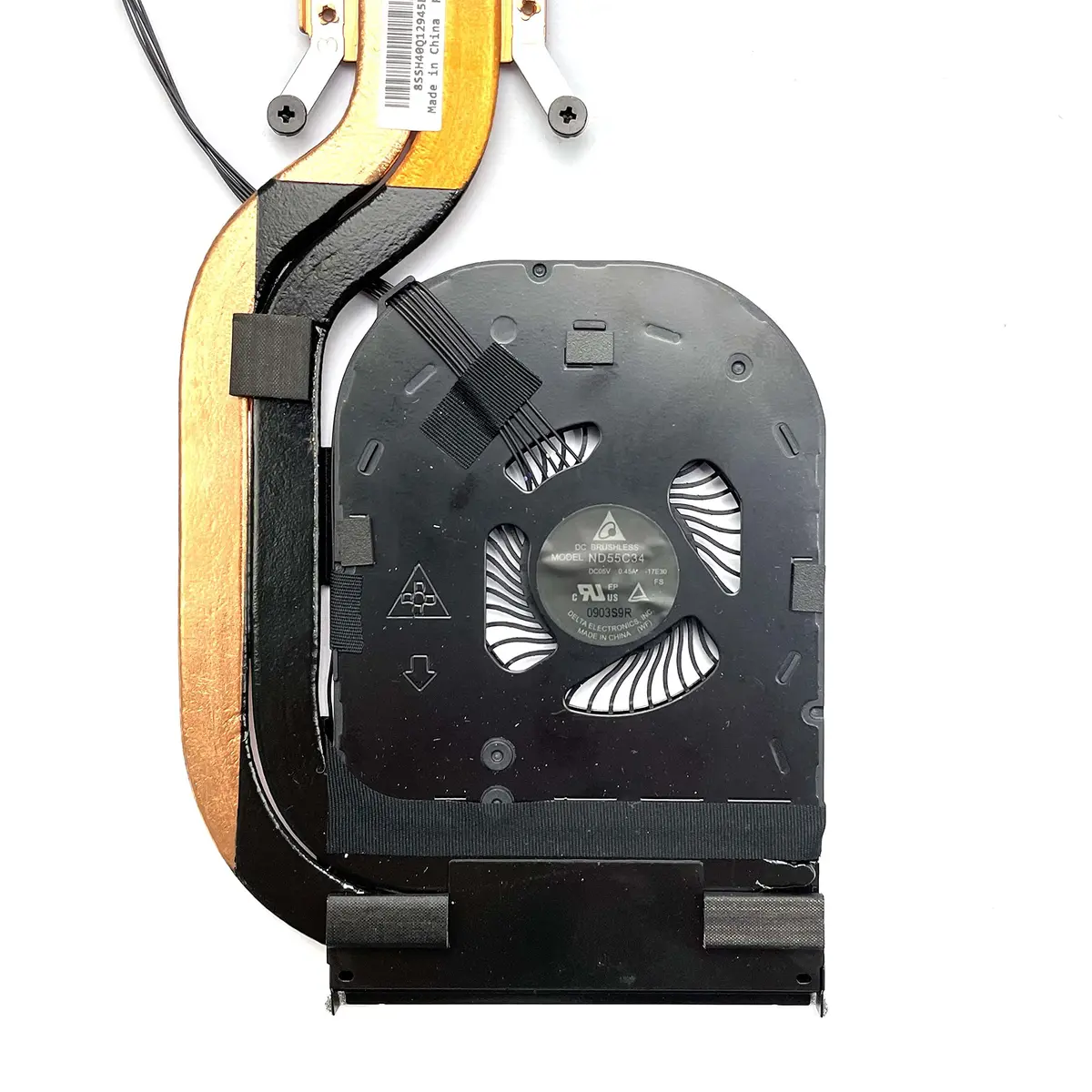 BestParts CPU Cooling Fan with Heatsink for Lenovo ThinkPad X1 Carbon 6Th | 5V Aluminum Active Cooling - view 3