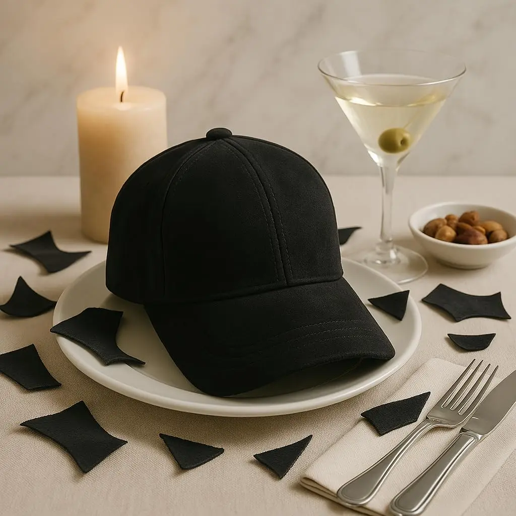 Mumcu's Leather Sheepskin Baseball Cap - Adjustable Snapback Hat (Suede Black) | Genuine Leather - view 7