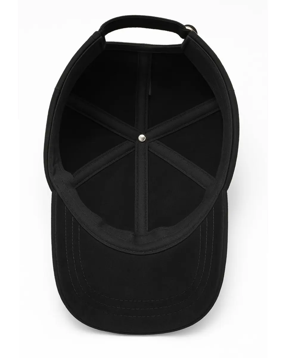 Mumcu's Leather Sheepskin Baseball Cap - Adjustable Snapback Hat (Suede Black) | Genuine Leather - view 3