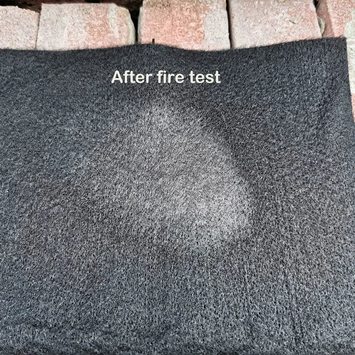 Buraku Welding Blanket Fireproof | Heat Resistant Up to 1800°F | Flame Retardant Carbon Felt (12"X26" | 1PACK) - view 5