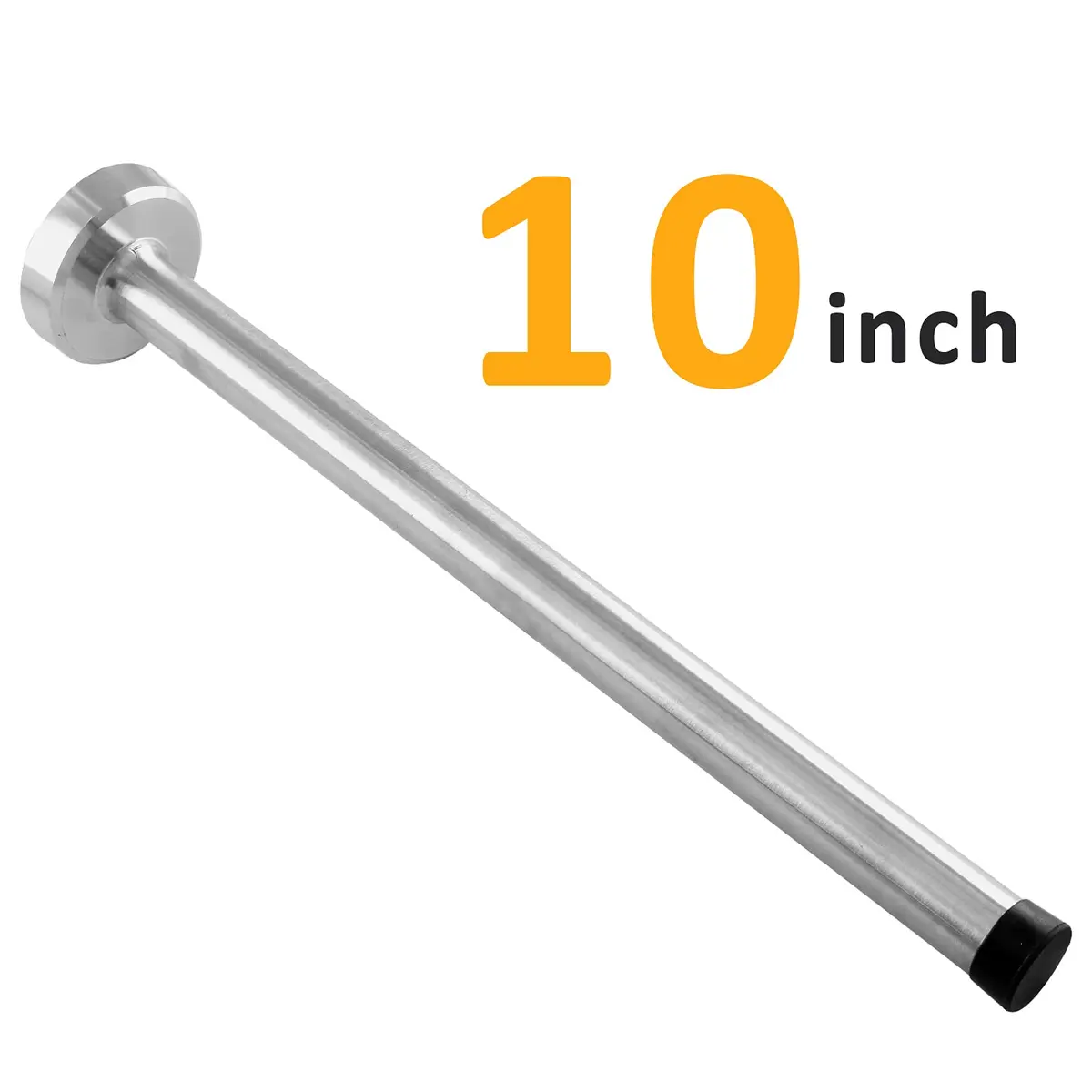 BokWin 10 Inch Wall Mount Door Stopper, Stainless Steel, Brushed Finish | Protects Walls & Doors - view 2