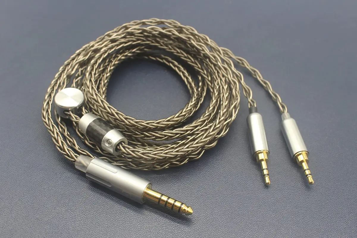 Youkamoo 4.4mm Replacement Cable for Hifiman HE400S HE-400i HE560 HE350 HE1000 V2 | Silver Plated 8-Core, 1.6m - view 4