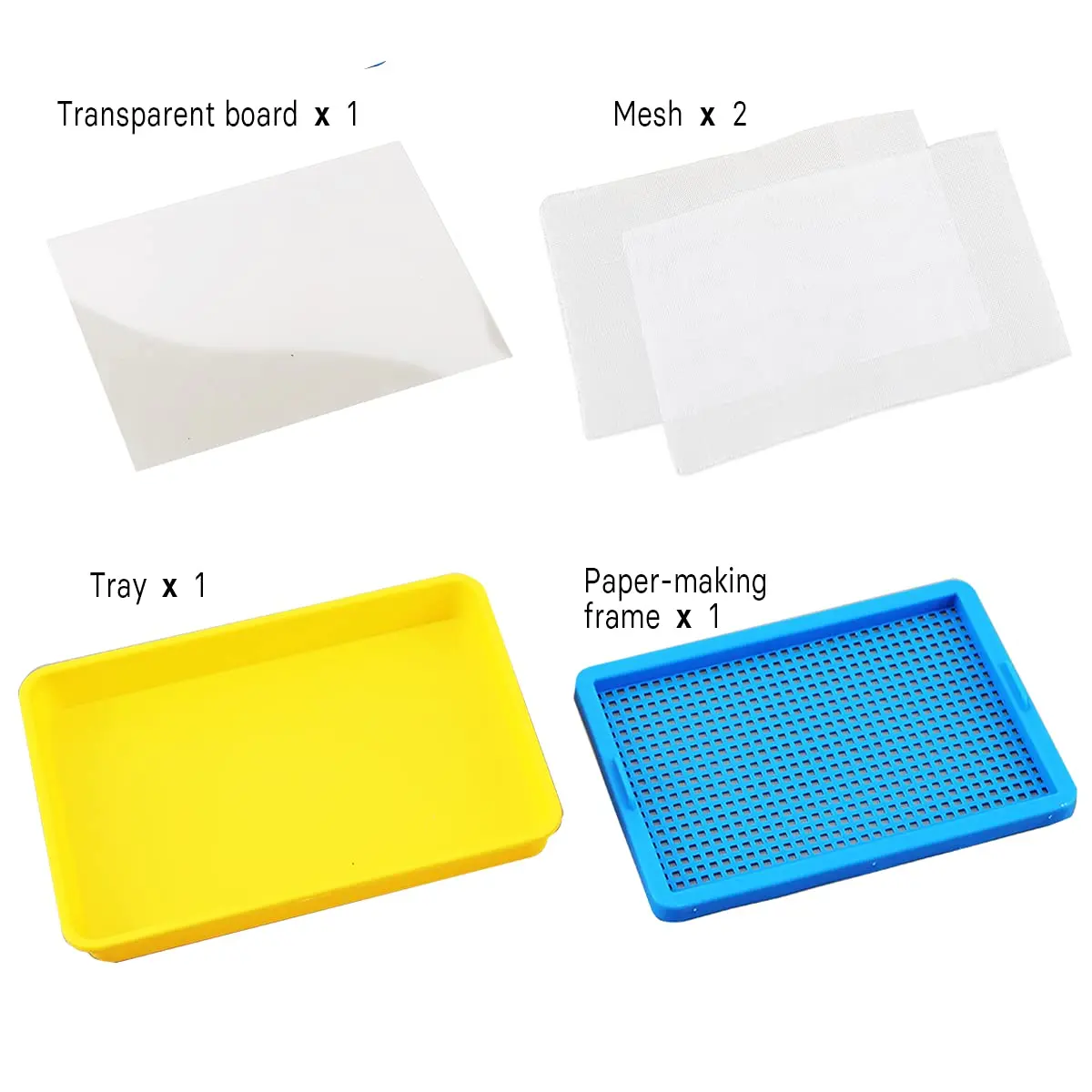 Worown Plastic Paper Making Frame Kit 5 x 7 Inch | DIY Craft for Beginners - view 2
