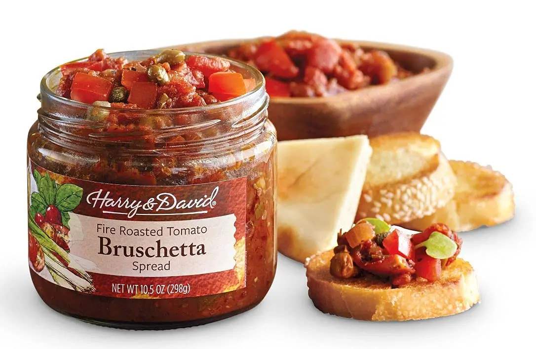 Harry & David Fire Roasted Bruschetta 10 oz | Versatile Italian Topping for Pasta & Appetizers - main product image