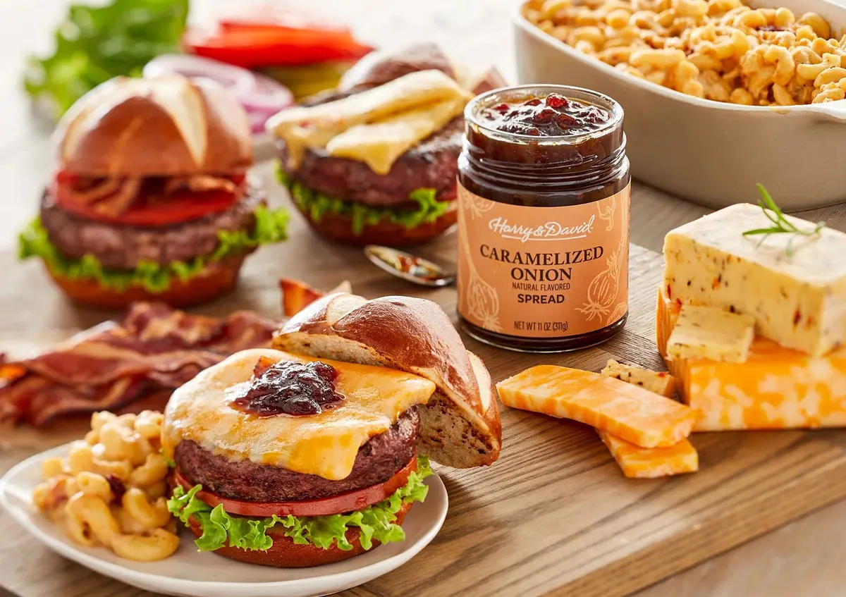 Harry & David Smoked Onion Pepper Spread 11Oz | Sweet & smoky flavor, mild-to-medium heat, perfect for breakfast & snacks - view 2
