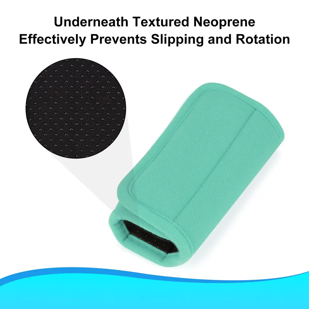 supregear Walker Grips (2 Pack, Mint) | Soft Padded Hand Covers for Mobility Aids - view 4