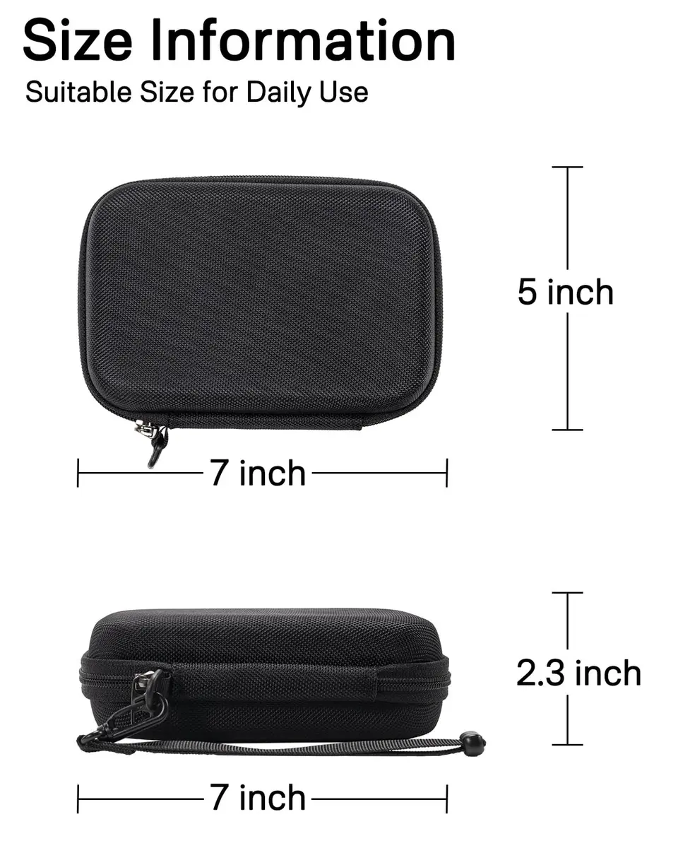 RAIACE CO2 Cartridges Storage Case Black | Holds 12pcs CO2 Cartridges, Protective Travel Bag - view 7