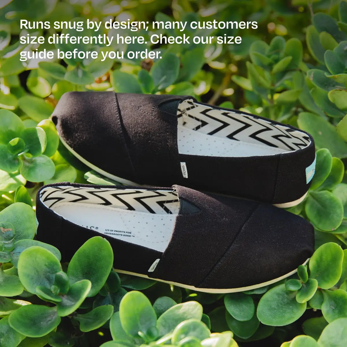 TOMS Women's Alpargata Classic Espadrille Black Recycled Canvas 23.6cm (US 6.5) | Comfortable Slip-On Flats for Everyday Wear - view 8