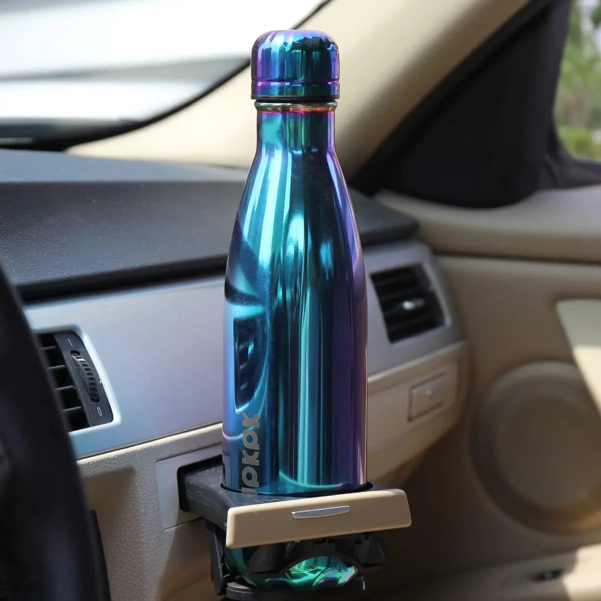 BJPKPK 25 oz Insulated Water Bottle | Double Wall Vacuum, Keeps Hot/Cold, Leak Proof, BPA Free, Car Cup Fit - view 5