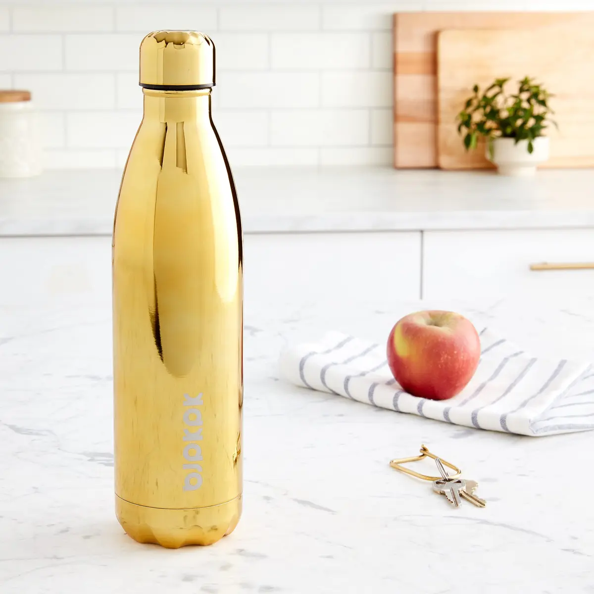 BJPKPK 25 oz Insulated Water Bottle | Double Wall Vacuum, Keeps Hot/Cold, Leak Proof, BPA Free, Car Cup Fit - view 2