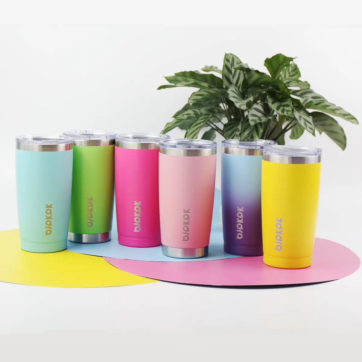 BJPKPK 20 oz Insulated Stainless Steel Tumbler with Lid & Straw | Keeps Drinks Cold 24 Hrs, Hot 12 Hrs - view 6