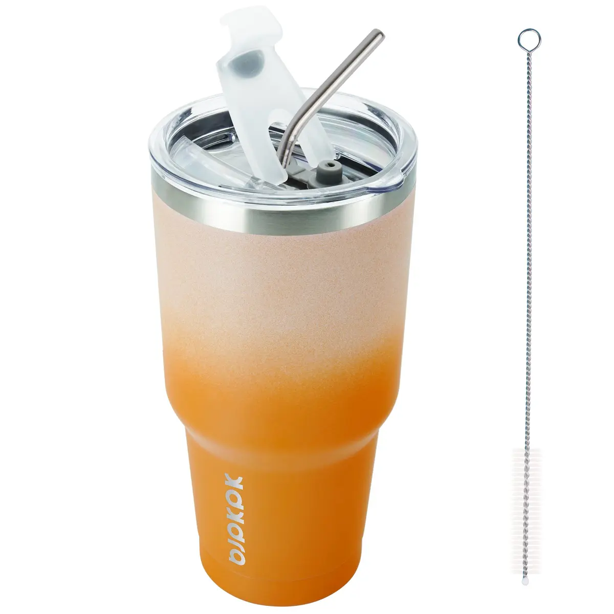 BJPKPK 890ml (30 oz) Insulated Tumbler with Lid and Straw | Double Wall Vacuum Stainless Steel Travel Mug - main product image