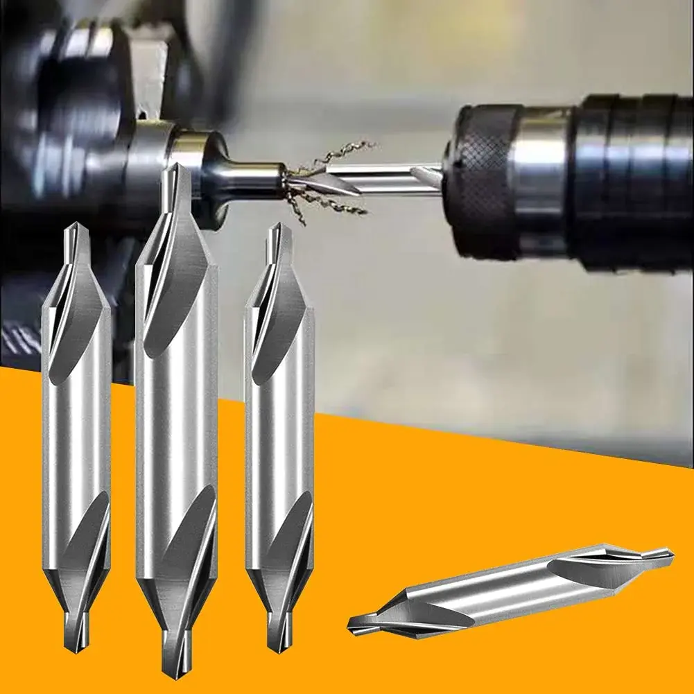 Aleric Center Drill Bits Set - 7 Pcs HSS 60-Degree Countersink Tools | 1.0-5.0mm Sizes - view 7