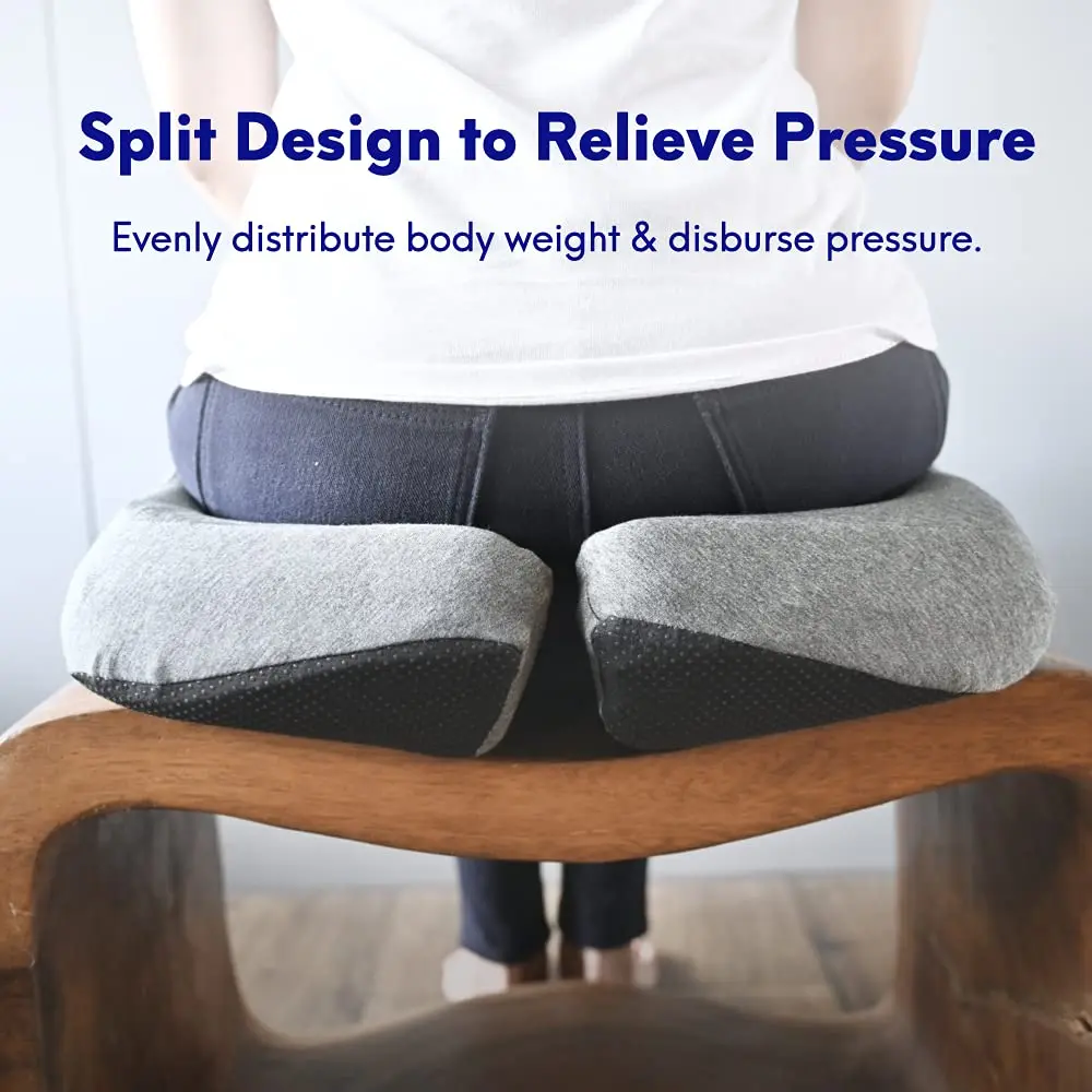 Cushion Lab Pressure Relief Seat Cushion Purple Standard | Ergonomic Comfort for All Chairs - view 4