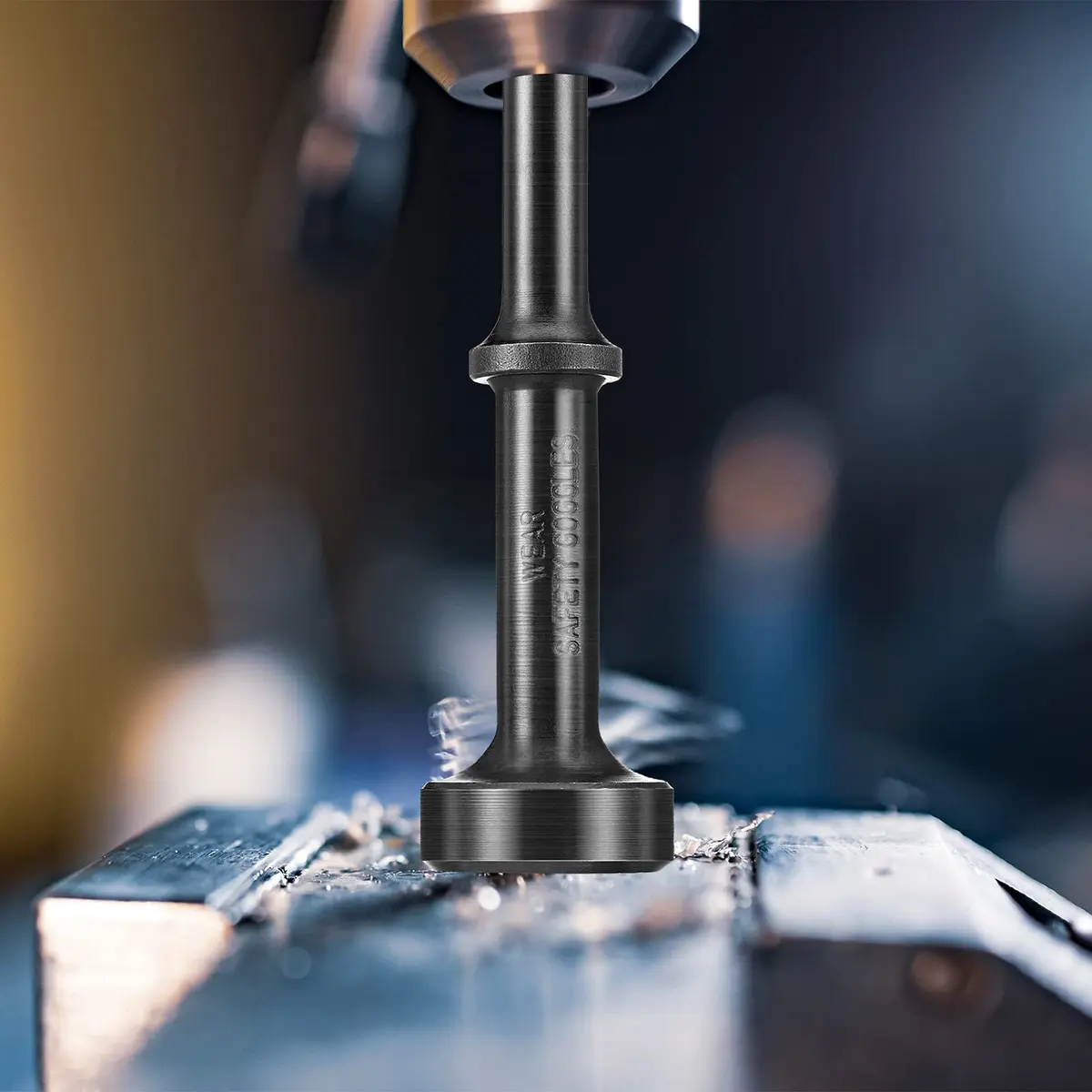 Mudder Smoothing Pneumatic Hammer Attachment 10x3x3 cm | Durable Steel Chisel for Demolition - view 5