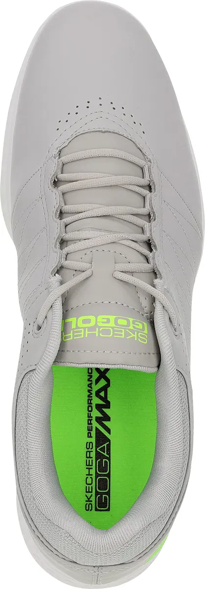 Skechers Men's Pivot Spikeless Golf Shoe Gray/Lime 27cm (13 US) | Water-Resistant Traction - view 6