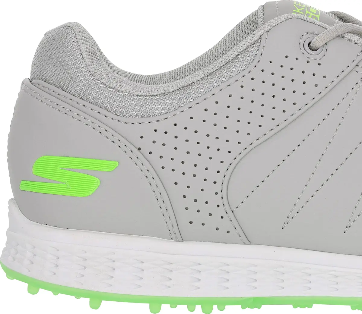 Skechers Men's Pivot Spikeless Golf Shoe Gray/Lime 27cm (13 US) | Water-Resistant Traction - view 9