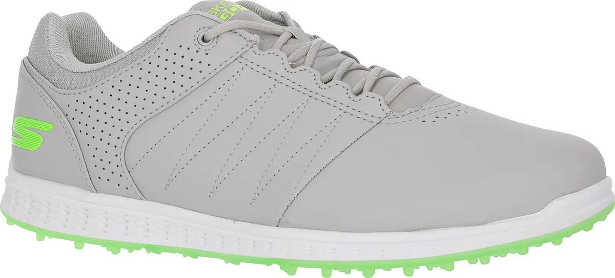 Skechers Men's Pivot Spikeless Golf Shoe Gray/Lime 27cm (13 US) | Water-Resistant Traction - view 3
