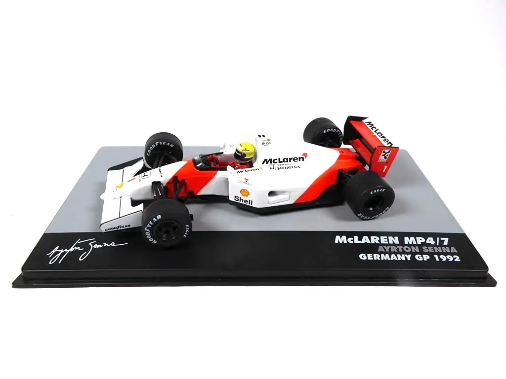 OPO 10 Formula 1 Car 1/43 | Metal Scale Model, Ayrton Senna Germany GP 1992 - main product image