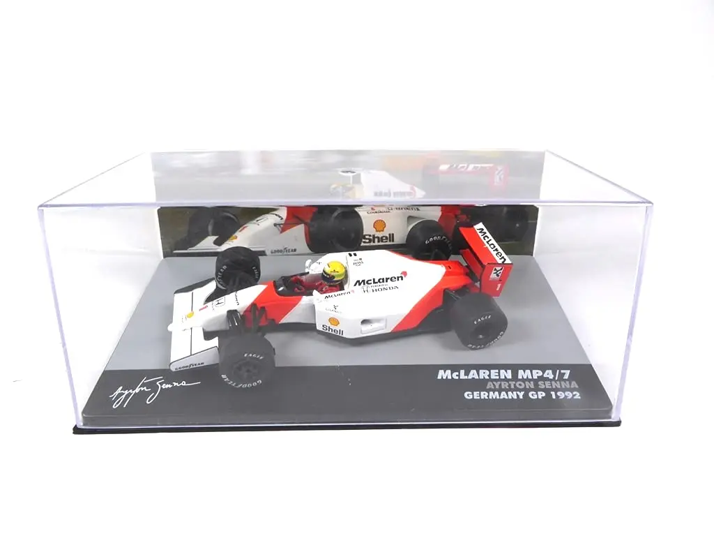 OPO 10 Formula 1 Car 1/43 | Metal Scale Model, Ayrton Senna Germany GP 1992 - view 9