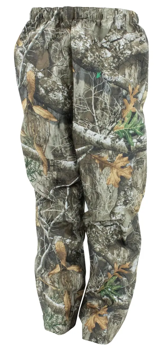 FROGG TOGGS Men's Pro Action Waterproof Pant - Long Realtree Edge | Breathable, Waterproof Rainwear for Outdoors - main product image