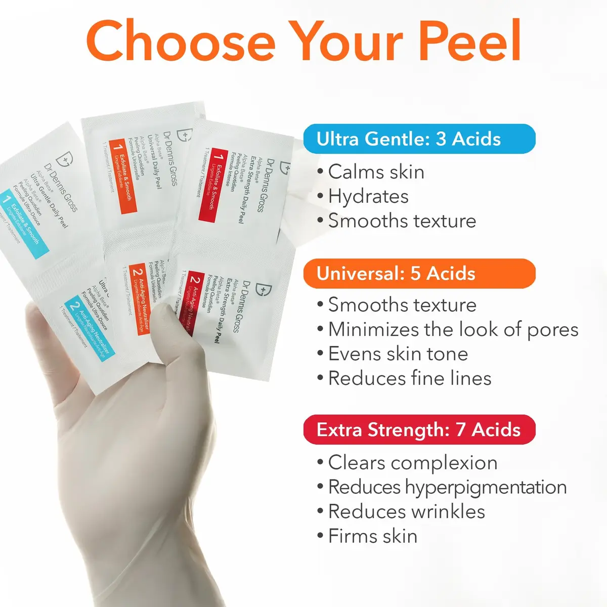 Dr Dennis Gross Alpha Beta Extra Strength Exfoliating Daily Peel 5 Pack | Professional Results for Radiance & Pores - view 9