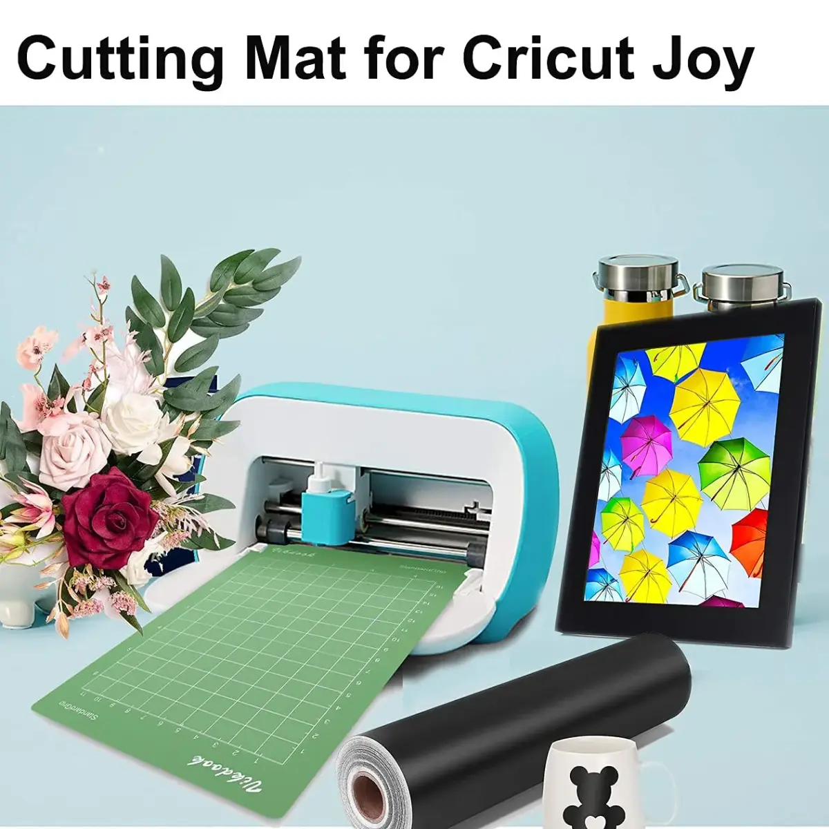VIKDOOK Cutting Mat for Cricut Joy 4.5”x12” & 4.5”x6.5” Variety Grip 6-Pack | Sticky Adhesive Mats for Paper, Vinyl, Cardstock - view 4