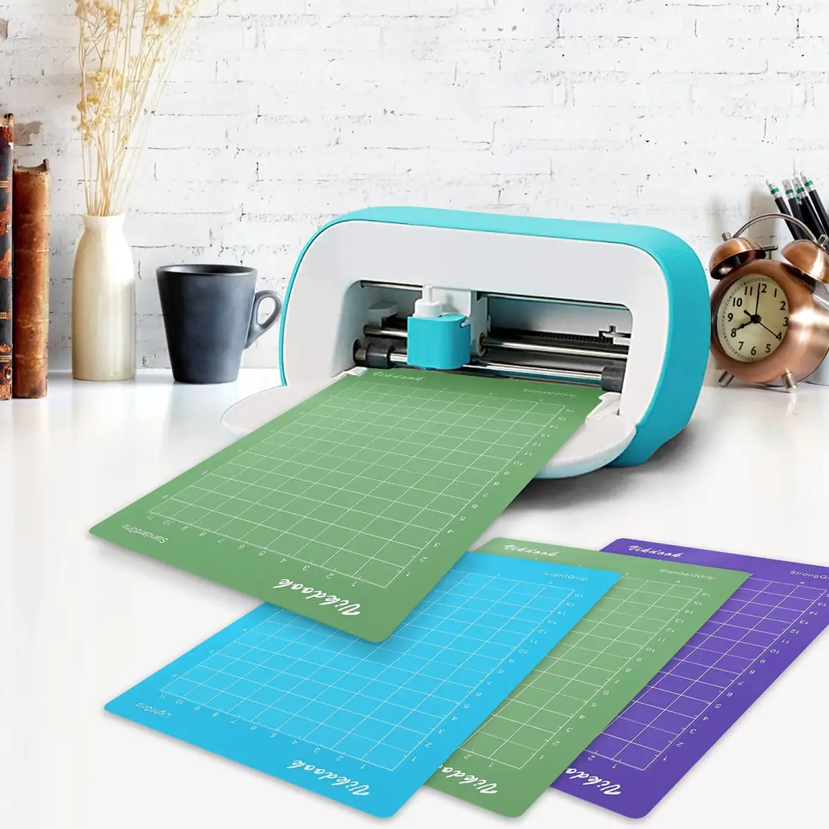 VIKDOOK Cutting Mat for Cricut Joy 4.5”x12” & 4.5”x6.5” Variety Grip 6-Pack | Sticky Adhesive Mats for Paper, Vinyl, Cardstock - view 3