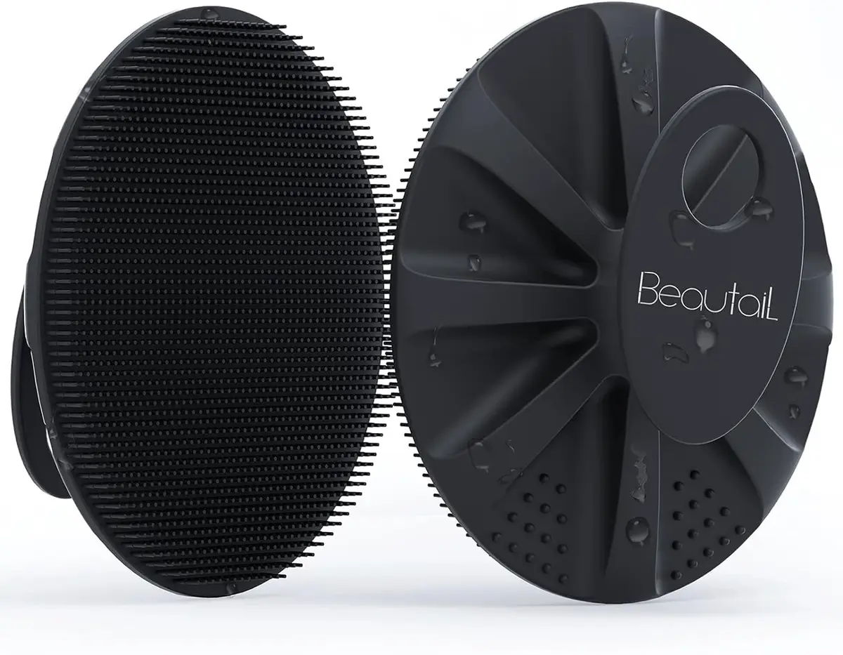 BEAUTAIL Silicone Body Scrubber Gentle Exfoliating Brush for Sensitive Skin | 83g (2.9oz) - main product image