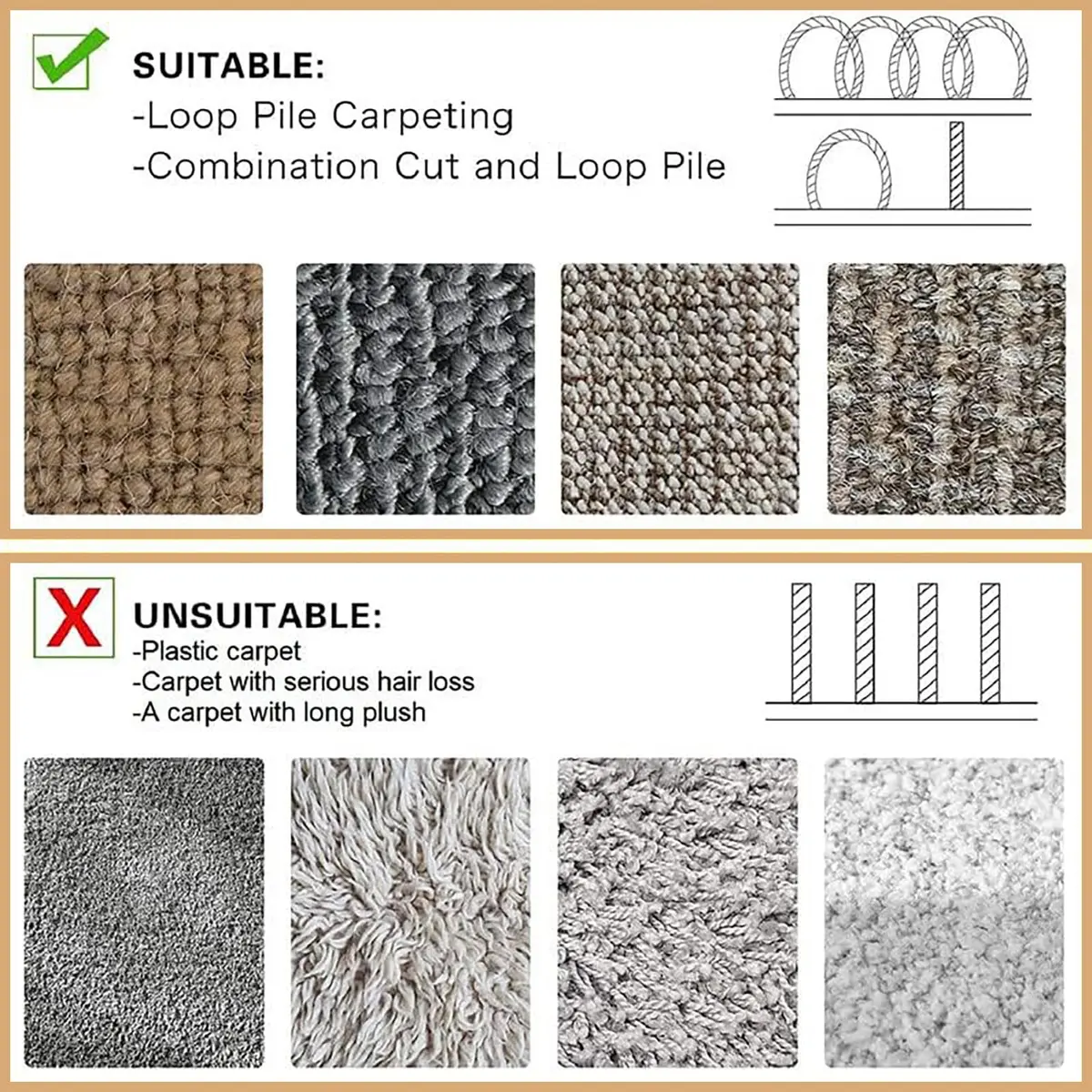 WILLBOND Carpet Cord Cover Cable Protector 9.84 Ft Black | Floor Cable Management for Carpets - view 3