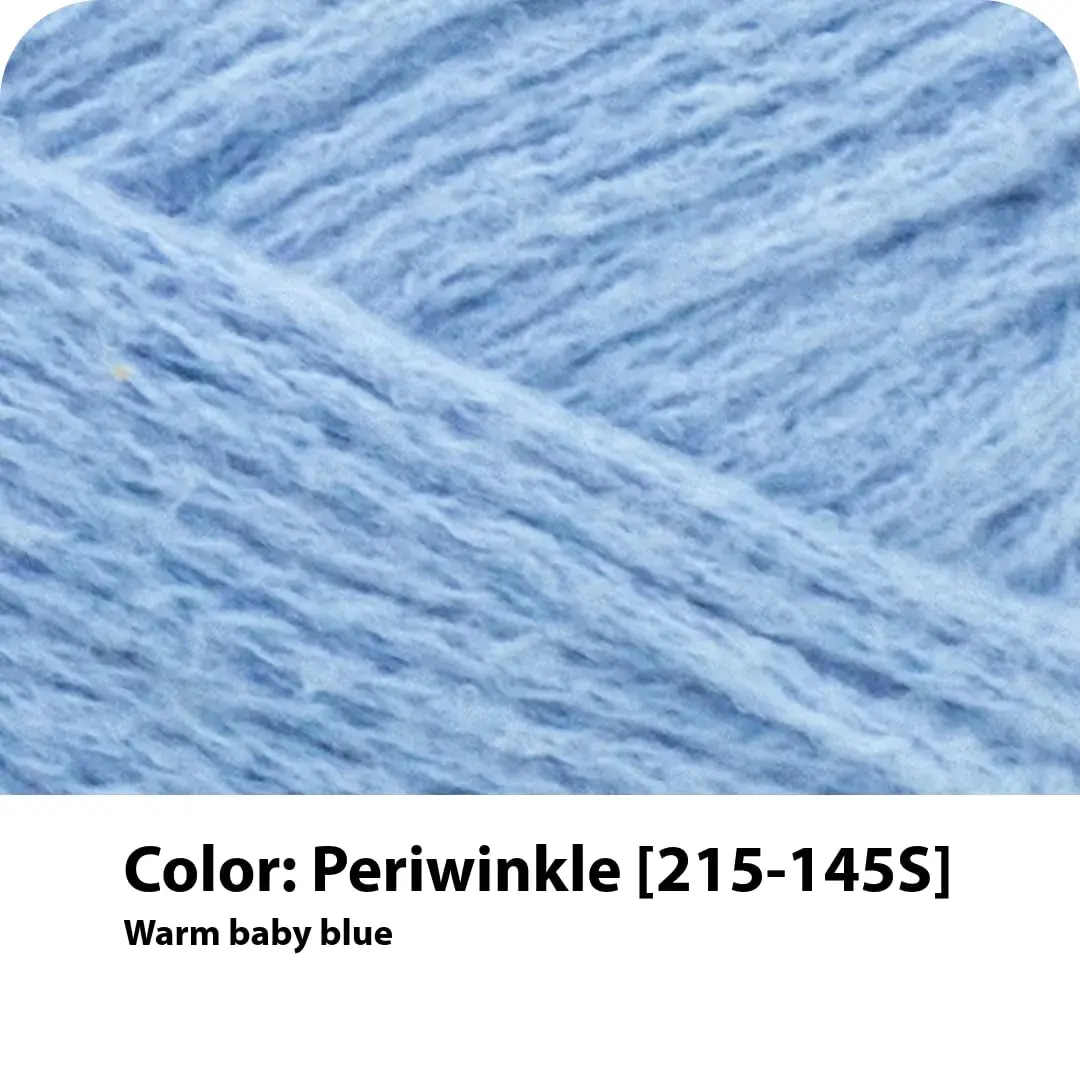 Lion Brand Feels Like Butta Yarn - Periwinkle, 100g | OEKO-TEX Certified Polyester for Crochet & Knitting - view 2