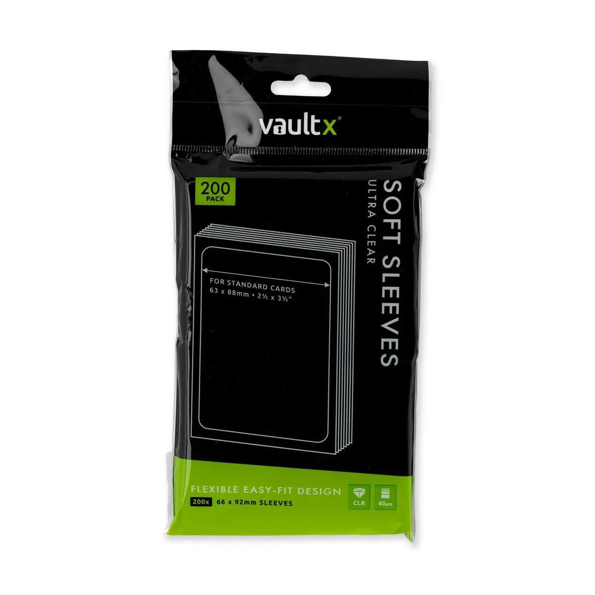 Vault X Soft Penny Sleeves (200 Pack) Clear | Acid-Free Polypropylene for Trading Cards - main product image