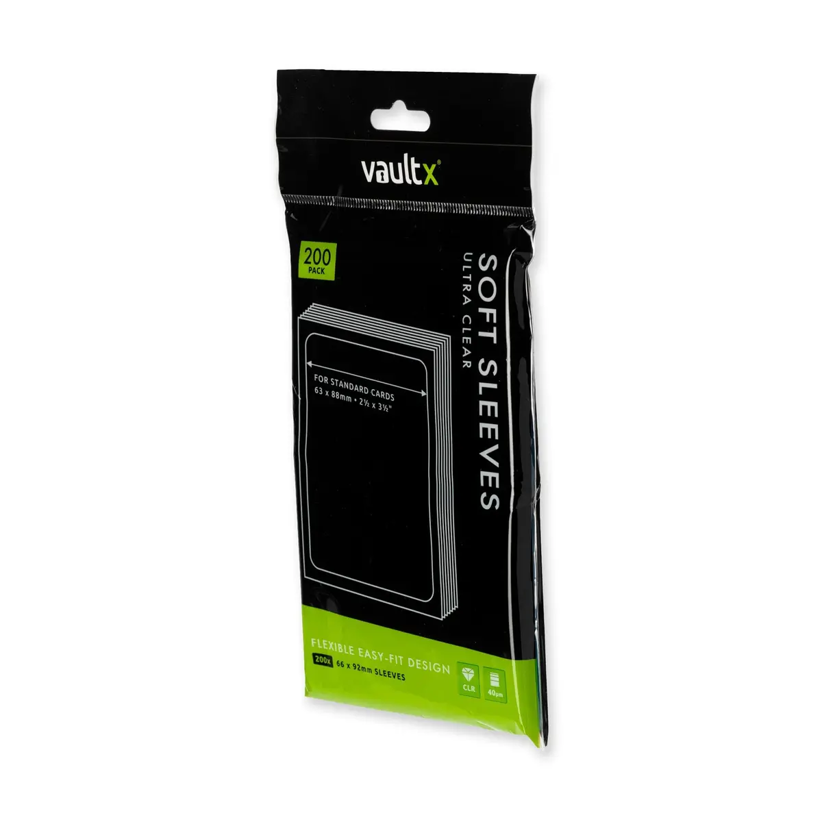 Vault X Soft Penny Sleeves (200 Pack) Clear | Acid-Free Polypropylene for Trading Cards - view 3