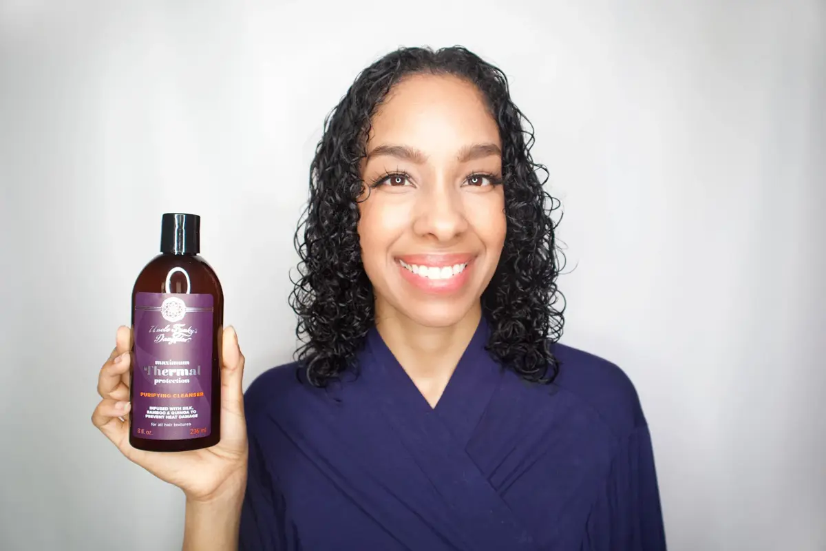 Uncle Funky's Daughter Maximum Thermal Protection Purifying Cleanser 237ml (8 Fl Oz) | Clarifies Hair for Heat Styling - view 8