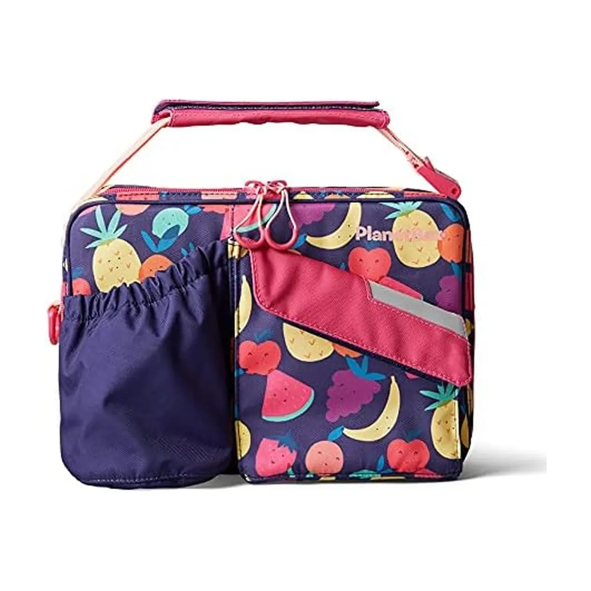 PlanetBox Insulated Lunch Bag Tutti Frutti Edition with Pockets, 25cm x 23cm x 6cm (12" x 9" x 2.5") - main product image