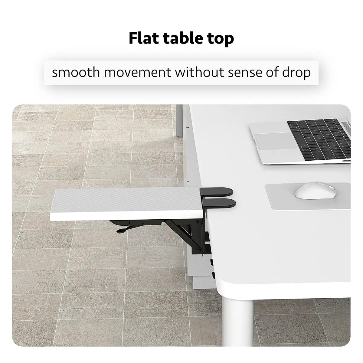 HONJIE Ergonomic Arm Support Bracket for Desks | 36cm x 15cm (14" x 6") - view 2
