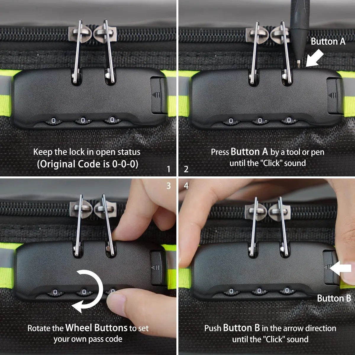 KOFAIR Fireproof Document Bag with Lock & Reflective Strip, 16 x 11 x 5 inch, 29 Compartments | Quick Grab & Go Emergency Organizer - view 4