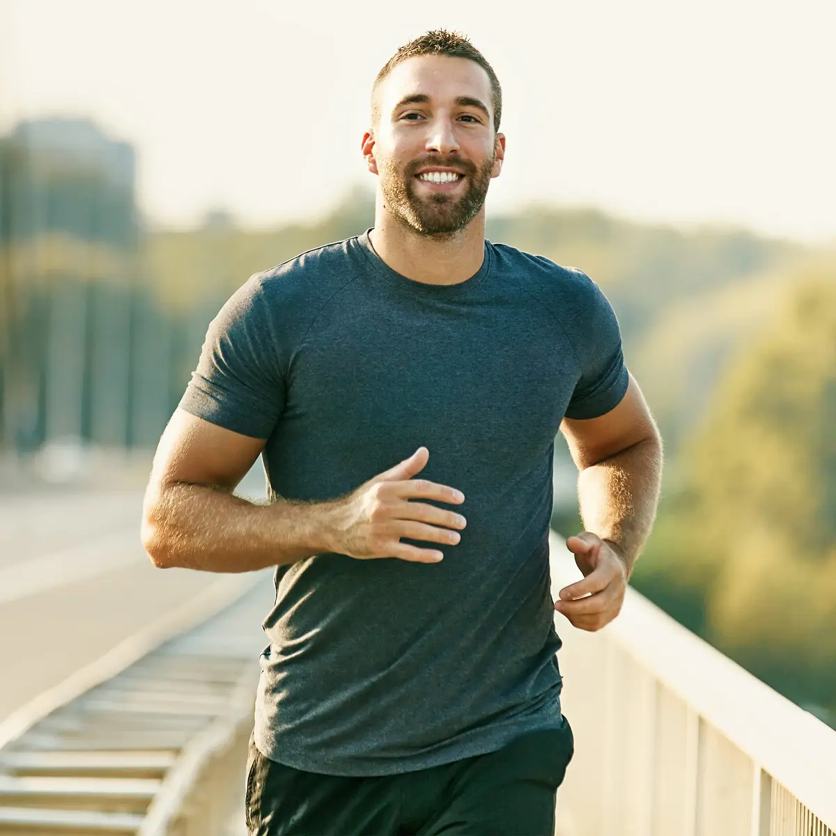 MLYENX 5 Pack Workout Shirts for Men Regular Fit | Quick Dry Moisture Wicking Active T-Shirts (Large) - view 6