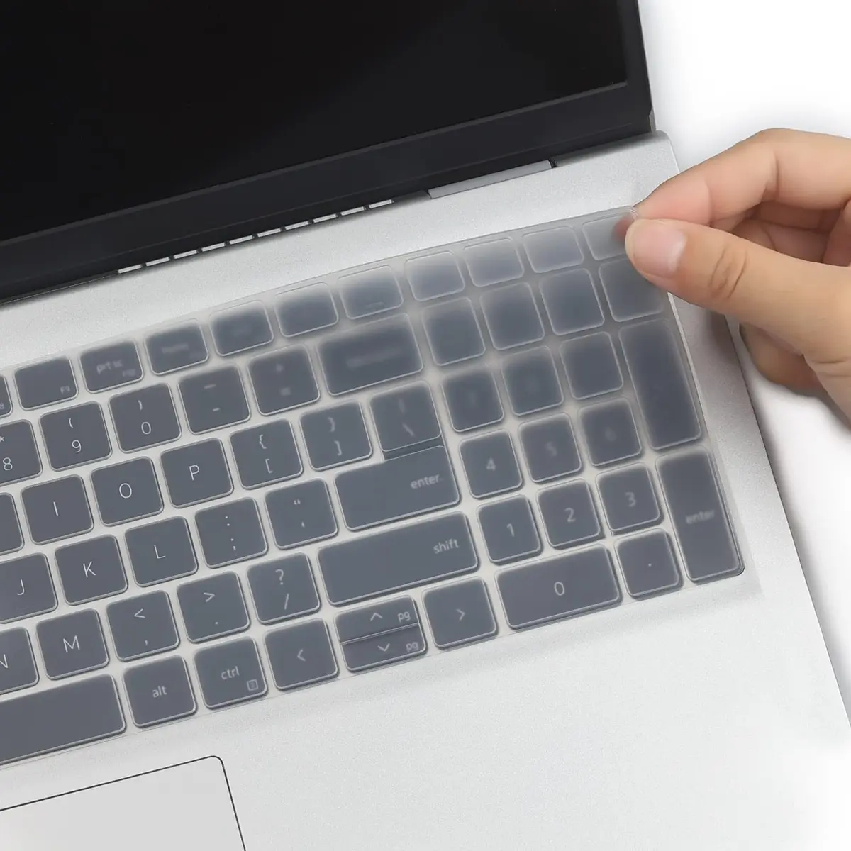 MUBUY-GOL Clear Keyboard Cover for 15.6" Dell Inspiron Laptops | Protects Against Spills & Dust - view 4