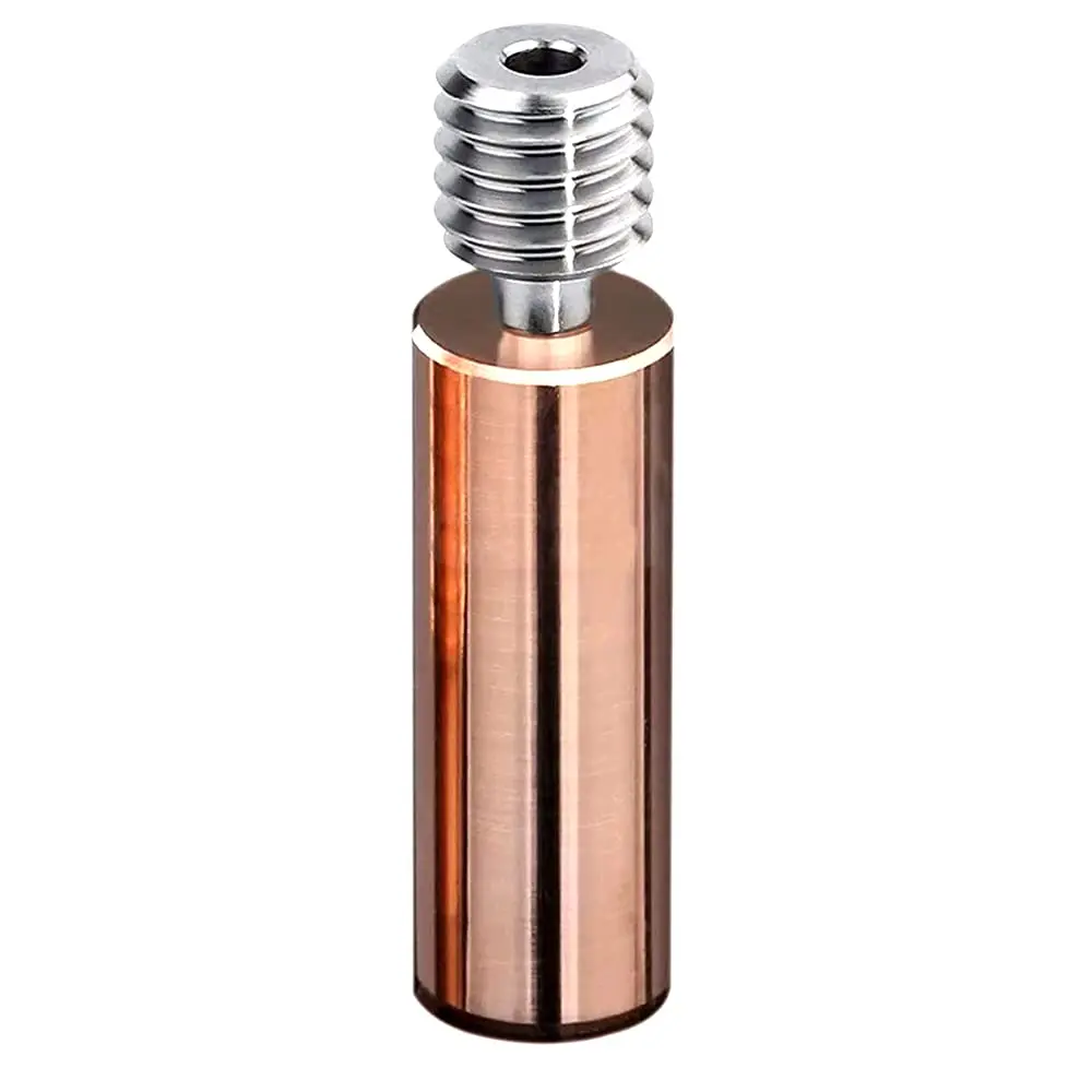 POLISI3D CR10 Bimetal Heatbreak for Ender3 3D Printers - Copper Titanium TC4 Throat Upgrade (7mm x 27.5mm) - main product image