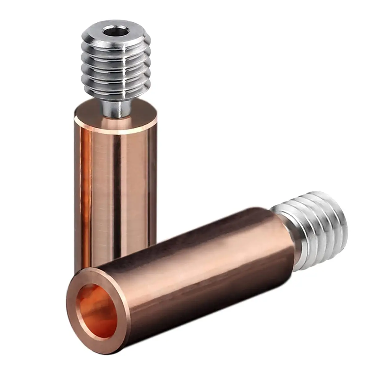 POLISI3D CR10 Bimetal Heatbreak for Ender3 3D Printers - Copper Titanium TC4 Throat Upgrade (7mm x 27.5mm) - view 2