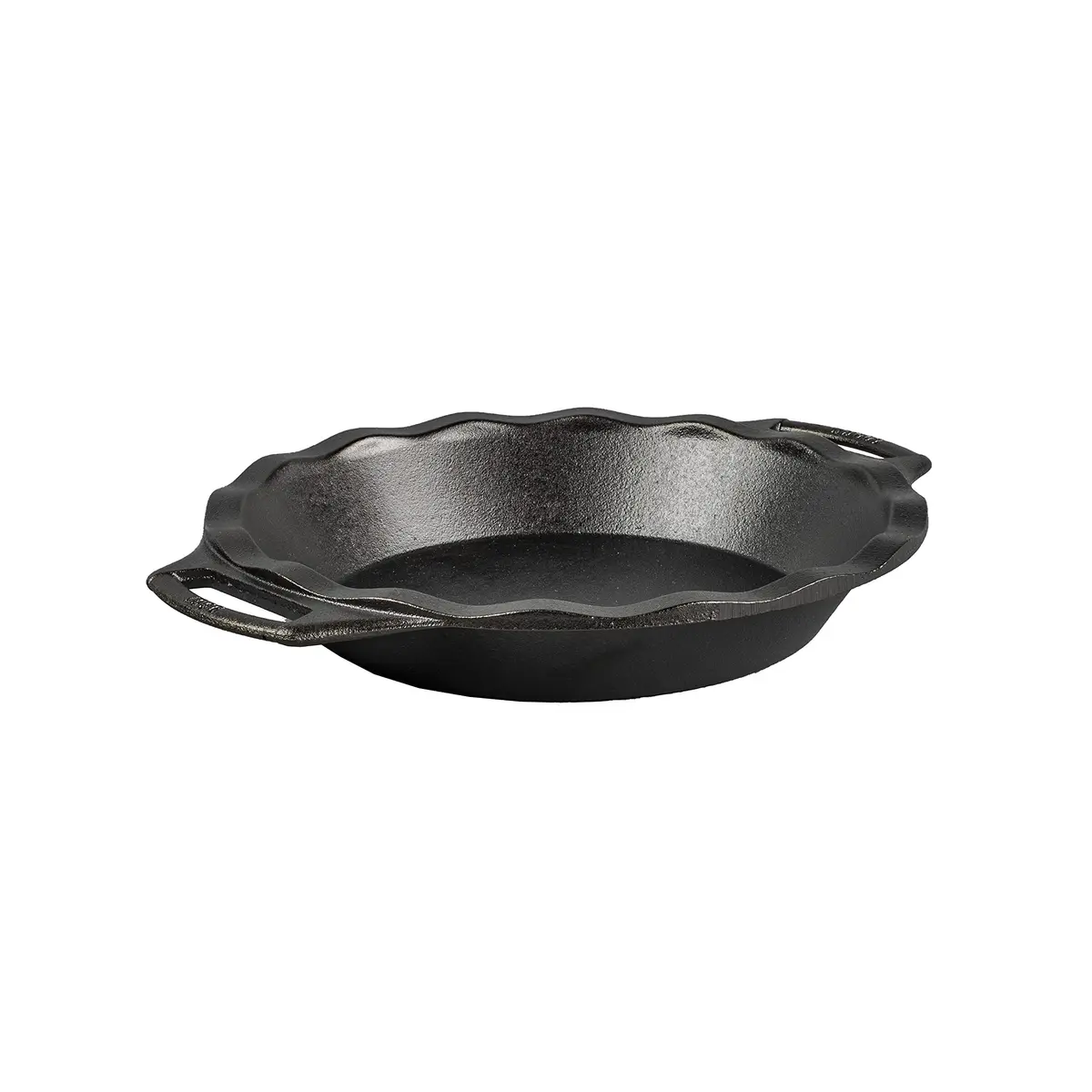 Lodge Pre-Seasoned Cast Iron Pie Pan with Dual Handles, 9 Inches (23 cm) | Heavy-Duty Baking for Homemade Pies & Desserts - view 4