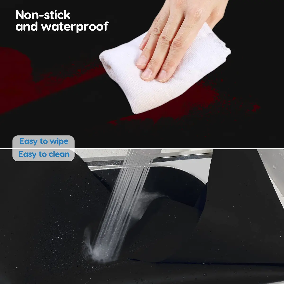 AECHY Extra Large Silicone Mat 90cm x 60cm (36"x24") | Thick Heat Resistant Countertop Protector - view 8