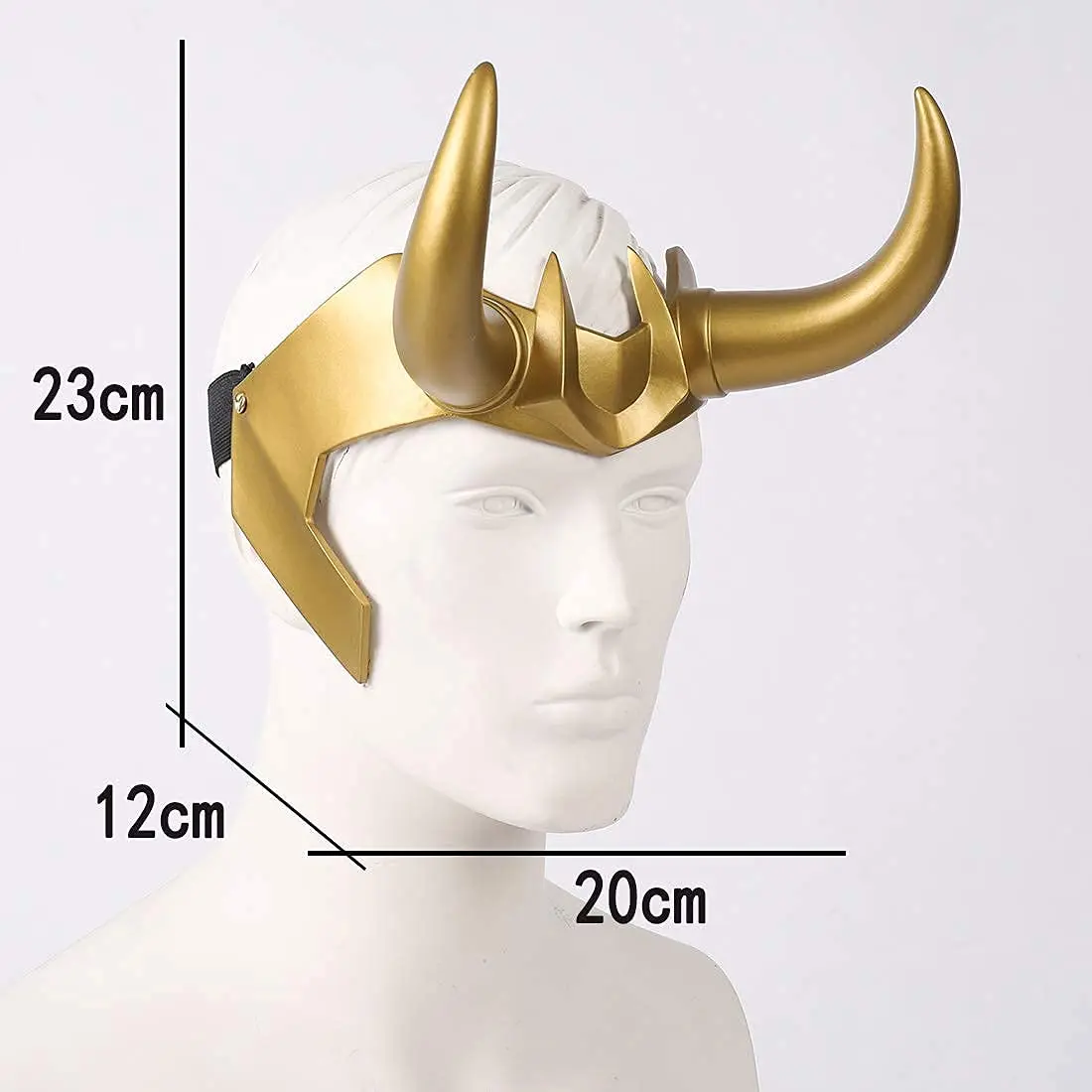 CAFELE Superhero Helmet Horns Cosplay | Thor Ragnarok Crown Mask for Halloween & Costume Parties - view 2
