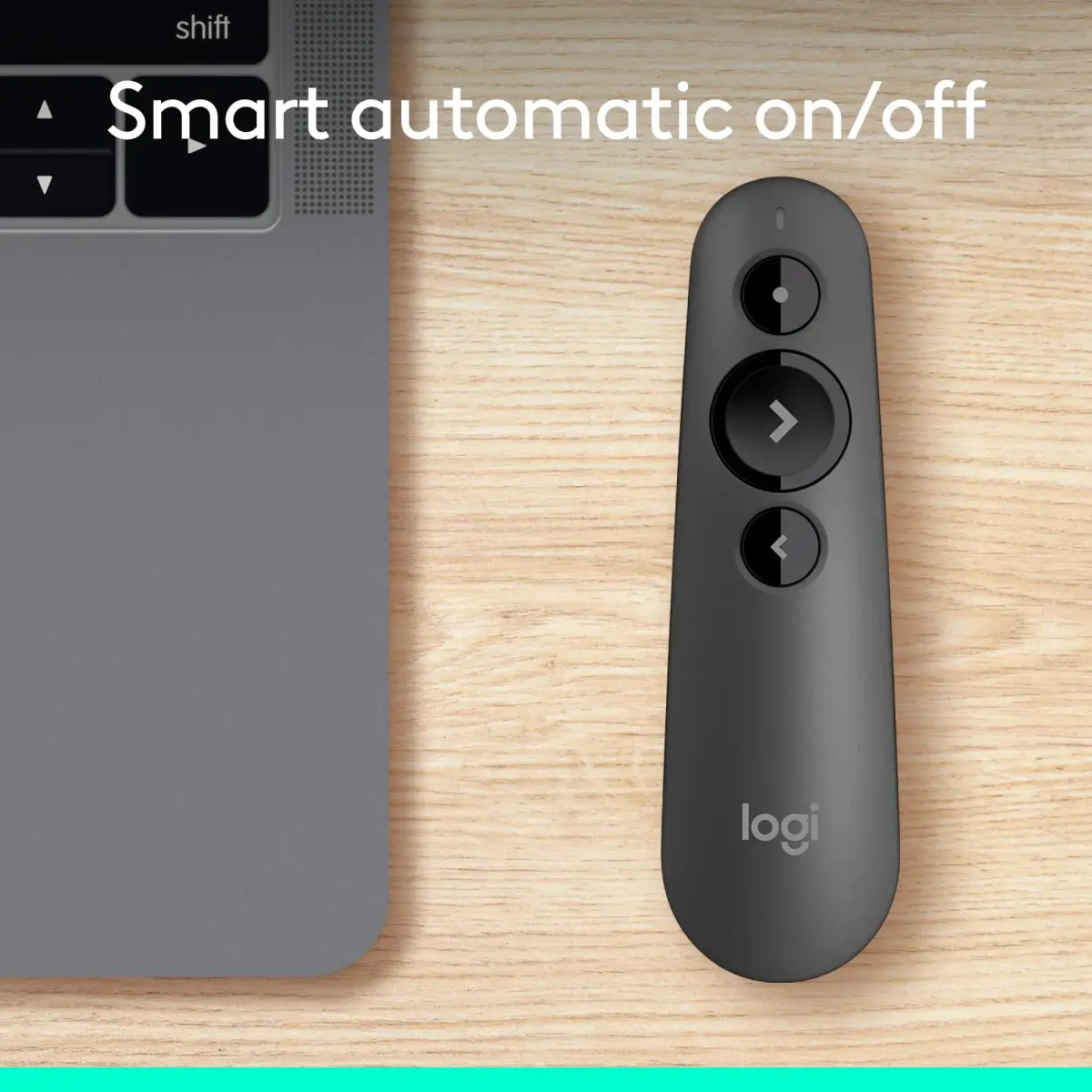 Logitech Wireless Presenter R500s with Laser Pointer & USB Receiver (12.4cm x 3.6cm x 2.5cm) - view 9