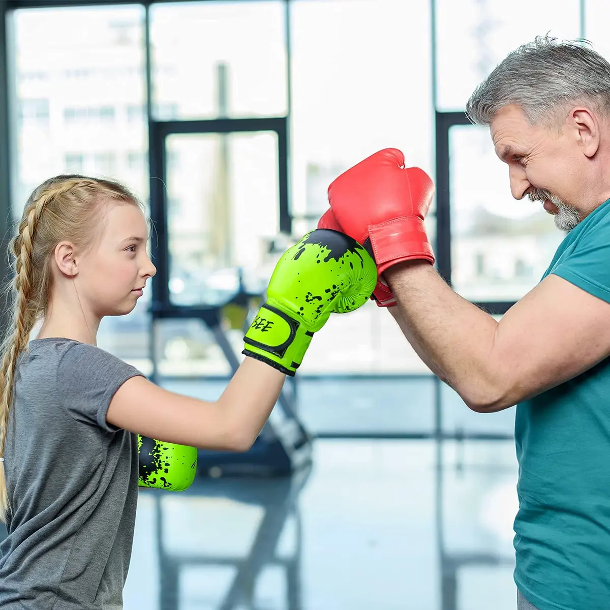 Grosee Kids Boxing Glove 8 oz | Durable PU Leather, Breathable & Comfortable (80-105 lbs) - view 7