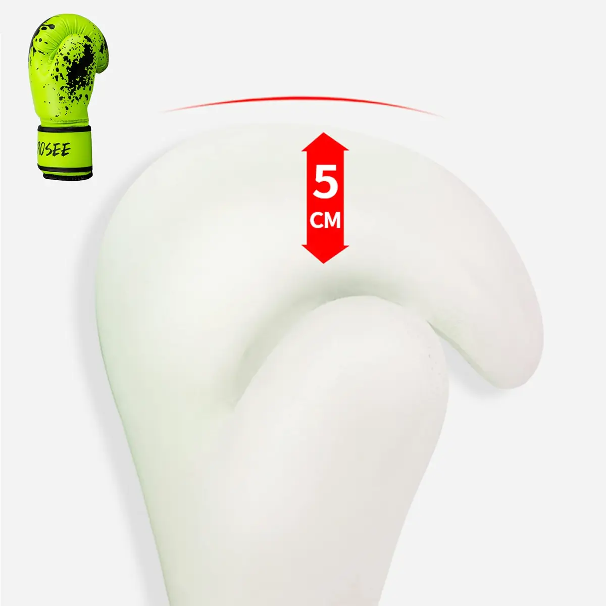 Grosee Kids Boxing Glove 8 oz | Durable PU Leather, Breathable & Comfortable (80-105 lbs) - view 4